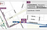 176 na nowej trasie. Cz�stotliwo�� kurs�w wci�� bardzo s�aba
