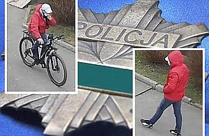 Kradzież roweru na Zaciszu. Poszukiwany mężczyzna w czerwonej kurtce