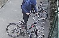 Wystarczyła chwila i rower zniknął. Poszukiwany złodziej z Bródna