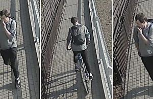 Bezczelna kradzież roweru na Lewandowie Leśnym. Monitoring uwiecznił mężczyznę