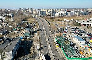 Deszcz zaskoczył drogowców. Prace na Górczewskiej przełożone