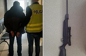 Strzelał z wiatrówki do budowlańców. Nie chce mieć sąsiadów