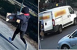 Bezczelny złodziej na Tarchominie. Okradł kuriera