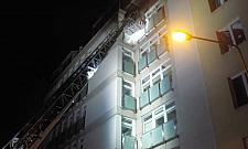 W przychodni na piątym piętrze zamknęli pacjenta. Straż pożarna ewakuowała go oknem