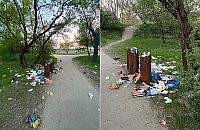 Plaża utonęła w śmieciach. Przybędzie... pięć koszy