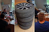 Sukces bielańskiej policji. Złodzieje kół w areszcie