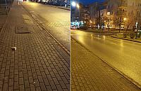 Drobne poprawki na Pełczyńskiego. Udana interwencja mieszkańca