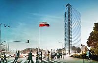 Nowy wieżowiec przy rondzie "Radosława". Powstaną biura czy mieszkania?