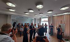 "Mistrz" marketingu politycznego. Przeciął wstęgę po raz drugi... do zdjęcia