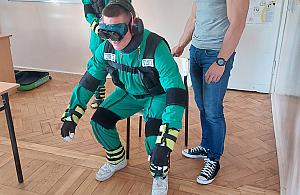 Niezapomniana lekcja z symulatorem starości na Bródnie