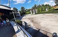 Oczko wodne przy amfiteatrze w parku Górczewska długo bez wody. Powód?