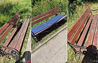 Ławki na Tarchominie naprawione. Śmiać się czy płakać?