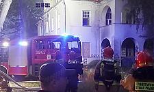 Pożar na Bemowie. Płonął budynek dawnej Wytwórni Amunicji przy Waldorffa