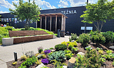 Tężnia na dachu Galerii Północnej