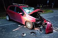 Śmiertelny wypadek w Jabłonnie. "Zjechał na przeciwległy pas ruchu"