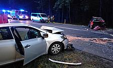 Śmiertelny wypadek w Jabłonnie. "Zjechał na przeciwległy pas ruchu"