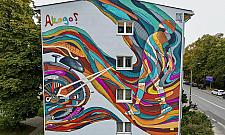 Niezwykły mural powstał na Słodowcu