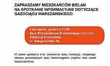 Wkrótce ruszy budowa Gazociągu Warszawskiego. Ważne spotkanie z mieszkańcami Bielan