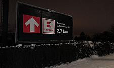 Dziwne wyczucie odległości. Spacerkiem z ronda Żaba do Kauflandu przy Mehoffera?