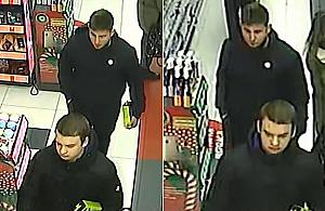 Okradziono drogerię w Galerii Północnej. Policja szuka tych mężczyzn