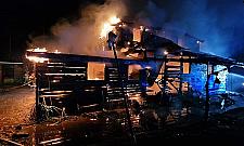 Makabryczny pożar w stadninie. Osiem koni zginęło w płomieniach