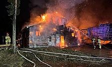 Makabryczny pożar w stadninie. Osiem koni zginęło w płomieniach