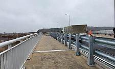 Most na rzece Długiej otwarty. Trzy miesiące przed terminem