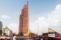 Na placu Zawiszy stanie 130-metrowy wieżowiec