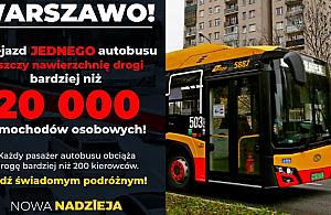 "Autobusy niszczą nawierzchnię". Cudaczny wpis korwinistów