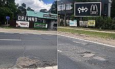 Patriotów popękana, podziurawiona, zalewana. Co na to ZDM?