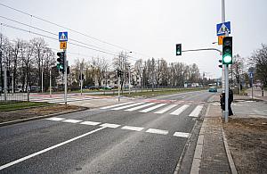 Nowe światła w al. Reymonta. Wreszcie będzie bezpieczniej