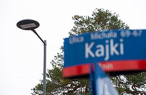 Nowe latarnie na ul. Kajki. Jest jaśniej i oszczędniej