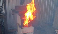 Nad okolicą unosił się dym. Interweniowali strażnicy