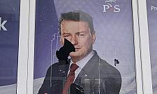 Nieznani sprawcy zaatakowali biuro poselskie Mariusza Błaszczaka i siedzibę PiS w Legionowie