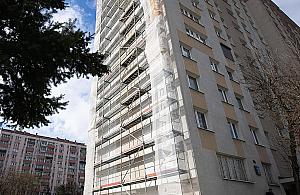 Anna Jantar i Jarosław Kukulski na muralu. Malowanie już trwa