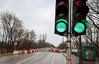 Wiadukt Marywilskiej otwarty. Na razie ruch wahadłowy