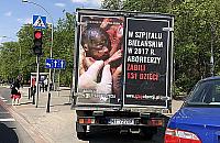 Antyaborcyjna furgonetka powróciła
