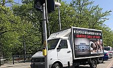 Antyaborcyjna furgonetka powróciła