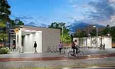 Wtopa projektowa na Chrzanowie. Metro z wejściem z jednej strony ulicy