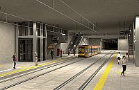 Tramwaje pojad� tunelem pod Dworcem Zachodnim