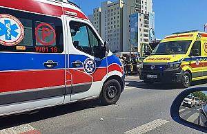 Groźny wypadek przy stacji metra Trocka