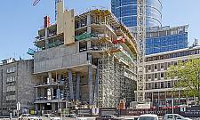 40-piętrowy wieżowiec pnie się w górę