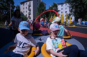 Plac zabaw dla dzieci słabowidzących otwarty