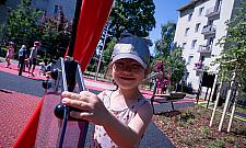 Plac zabaw dla dzieci słabowidzących otwarty