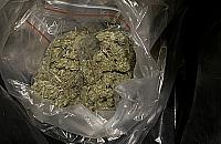 Człowiek-demolka zatrzymany z kilogramem marihuany