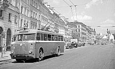 Trajtki, trajlusie, autobusy na szelkach w Warszawie