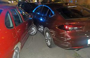 Pijany kierowca rozbił swój i trzy inne samochody. Zatrzymali go mieszkańcy Targówka