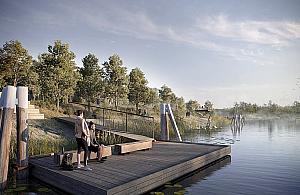Park eraski waniejszy od tramwaju wzdu Modliskiej. Koszt zwala z ng