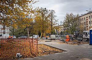 Budują zielony skwer. Znów likwidują miejsca parkingowe