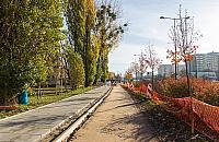 Tu rowerzystom nie by�o lekko. W�a�nie ruszy� remont